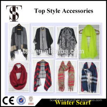 Hangzhou TSA Appareal CO.,LTD oversized winter scarf acrylic snood polyester cape and poncho                        
                                                Quality Choice